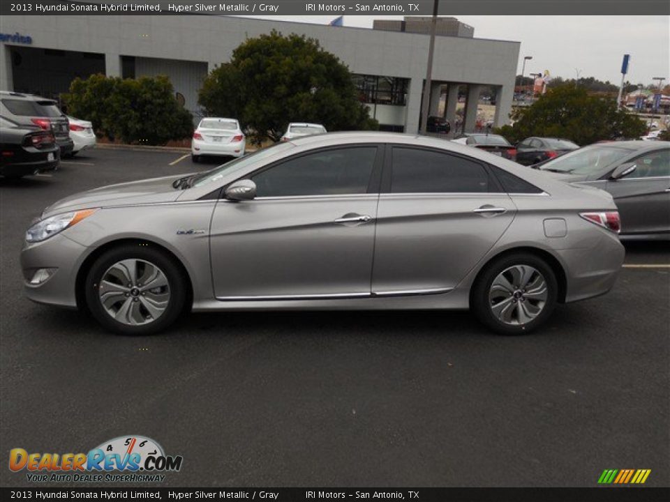 2013 Hyundai Sonata Hybrid Limited Hyper Silver Metallic / Gray Photo #3