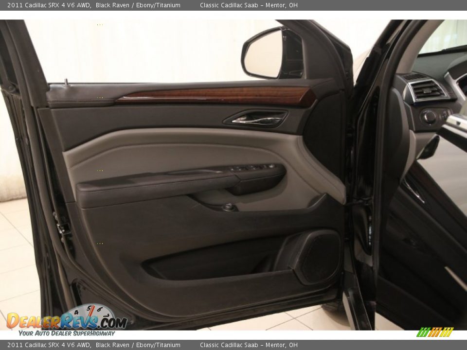 2011 Cadillac SRX 4 V6 AWD Black Raven / Ebony/Titanium Photo #4