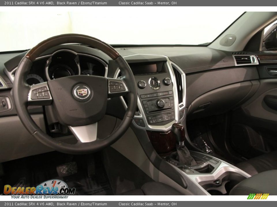 2011 Cadillac SRX 4 V6 AWD Black Raven / Ebony/Titanium Photo #6