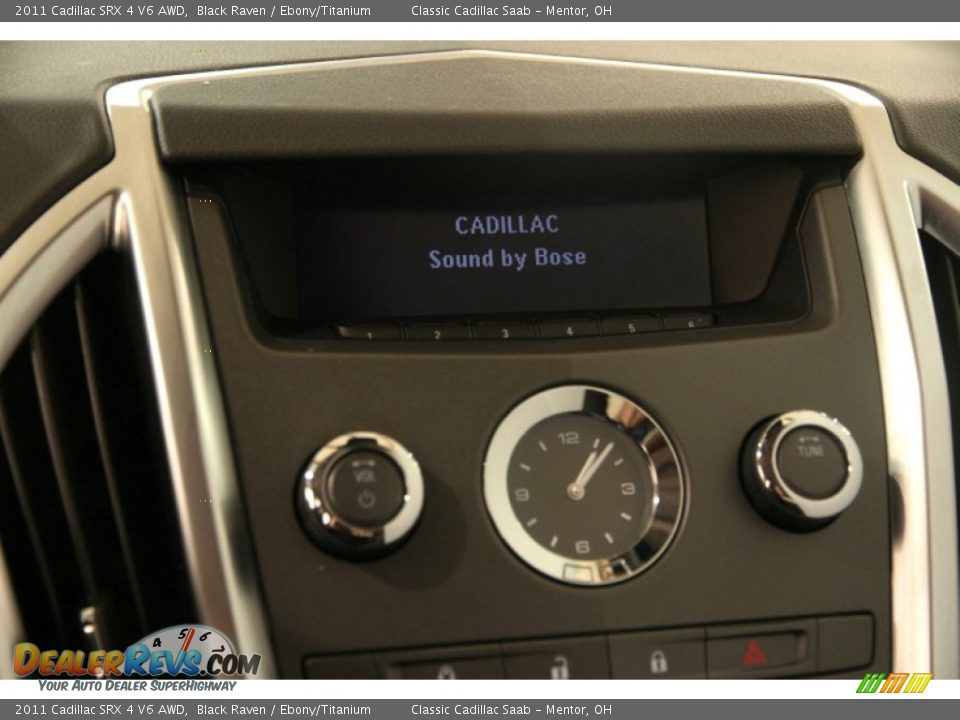 2011 Cadillac SRX 4 V6 AWD Black Raven / Ebony/Titanium Photo #11
