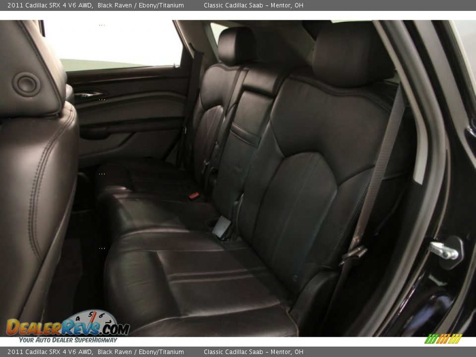 2011 Cadillac SRX 4 V6 AWD Black Raven / Ebony/Titanium Photo #16