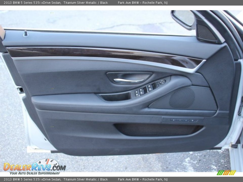 2013 BMW 5 Series 535i xDrive Sedan Titanium Silver Metallic / Black Photo #8