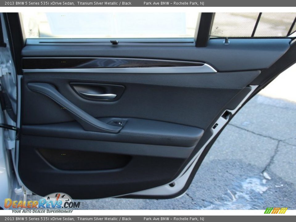 2013 BMW 5 Series 535i xDrive Sedan Titanium Silver Metallic / Black Photo #22