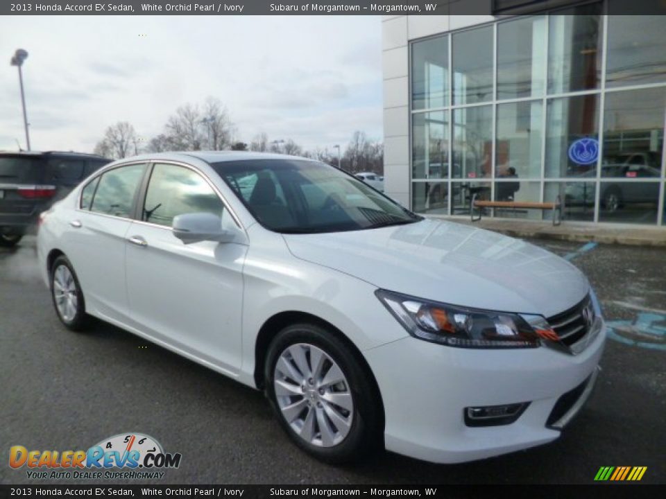 2013 Honda Accord EX Sedan White Orchid Pearl / Ivory Photo #1