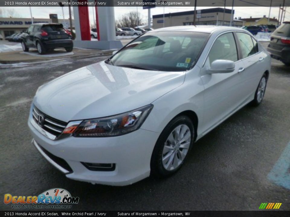 2013 Honda Accord EX Sedan White Orchid Pearl / Ivory Photo #3