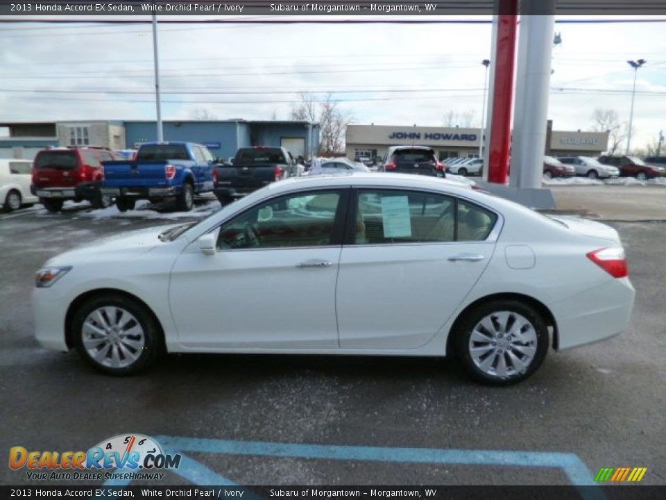 2013 Honda Accord EX Sedan White Orchid Pearl / Ivory Photo #8