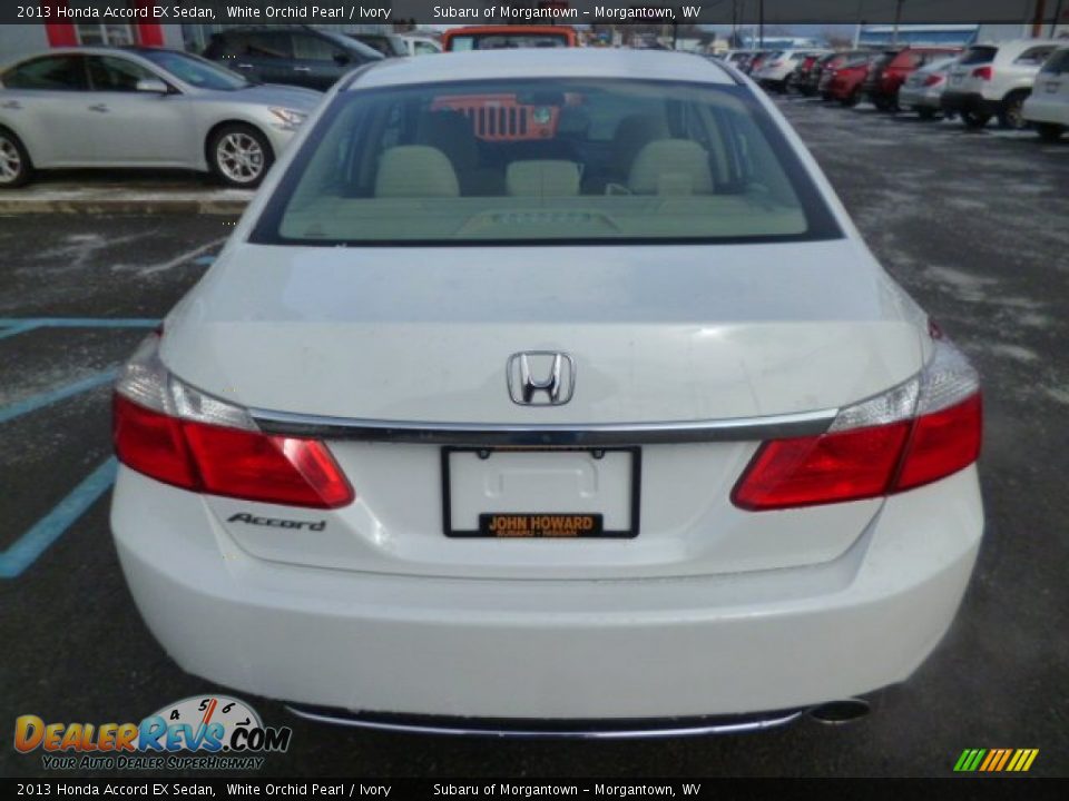2013 Honda Accord EX Sedan White Orchid Pearl / Ivory Photo #10