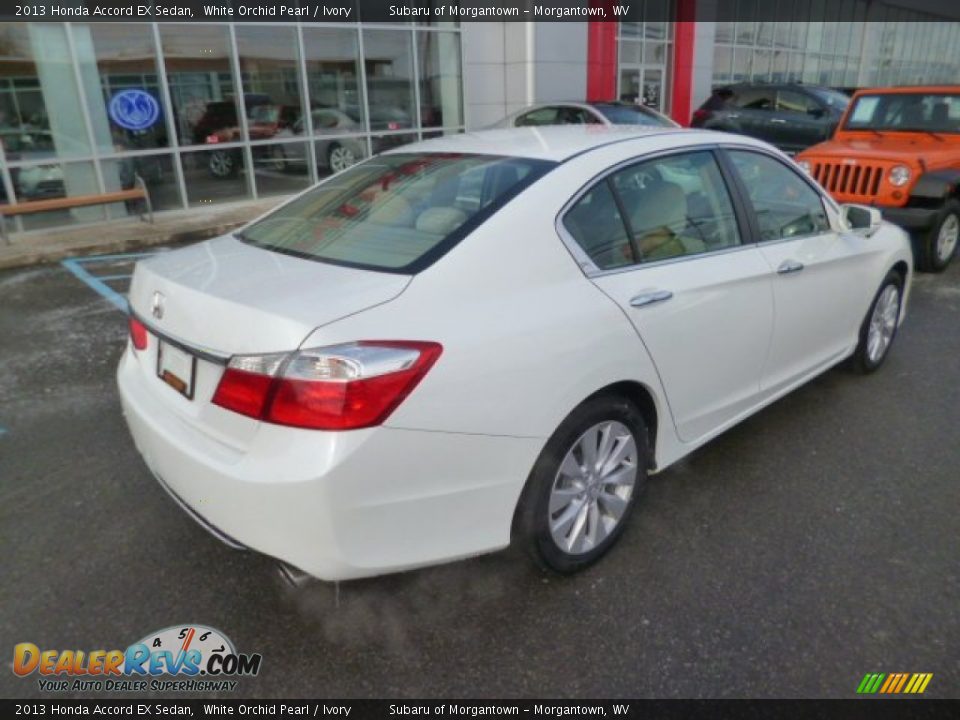 2013 Honda Accord EX Sedan White Orchid Pearl / Ivory Photo #11