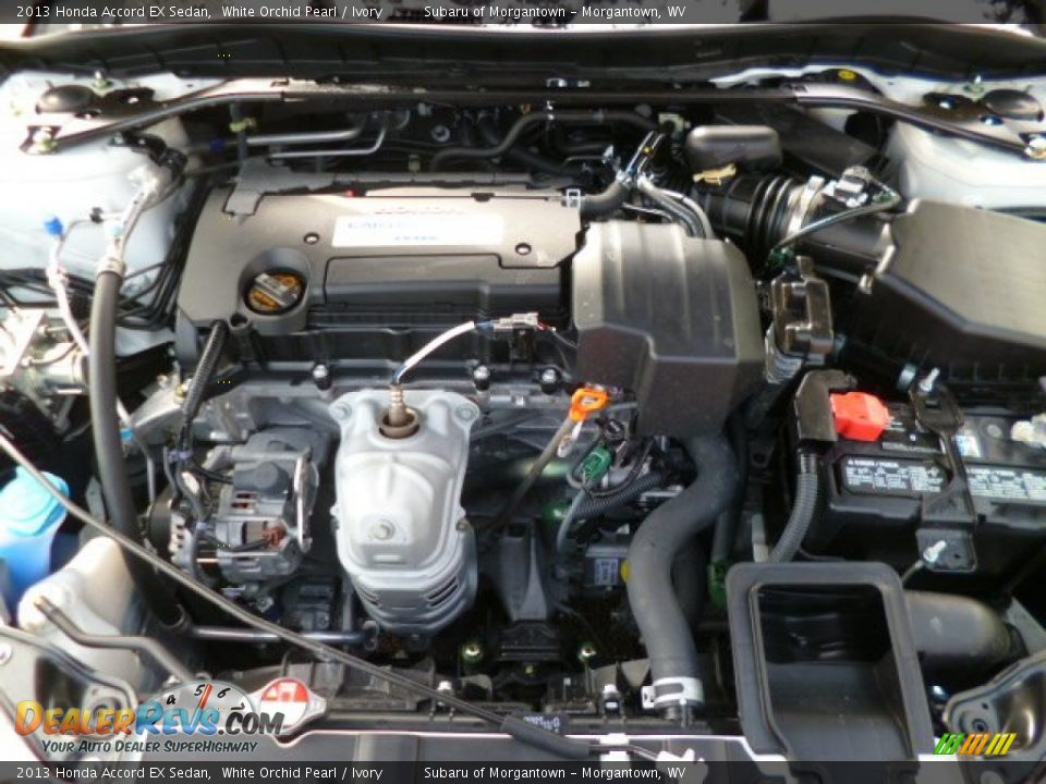 2013 Honda Accord EX Sedan White Orchid Pearl / Ivory Photo #17