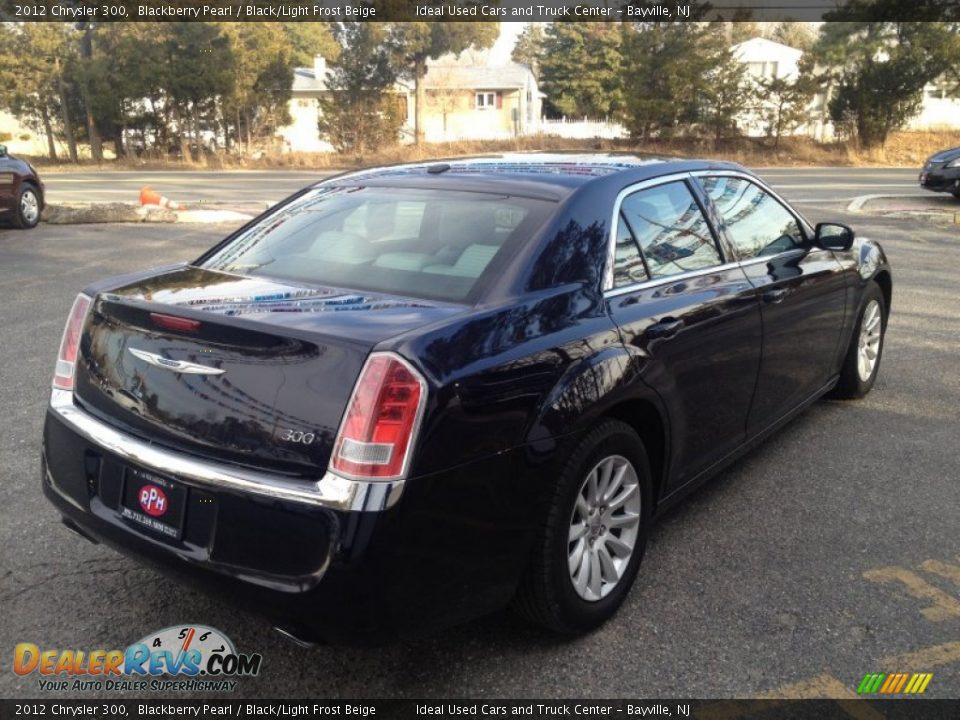 2012 Chrysler 300 Blackberry Pearl / Black/Light Frost Beige Photo #9