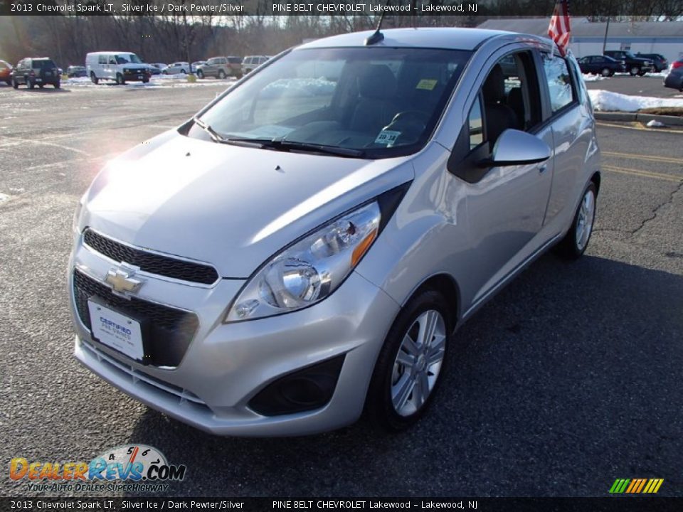 2013 Chevrolet Spark LT Silver Ice / Dark Pewter/Silver Photo #1