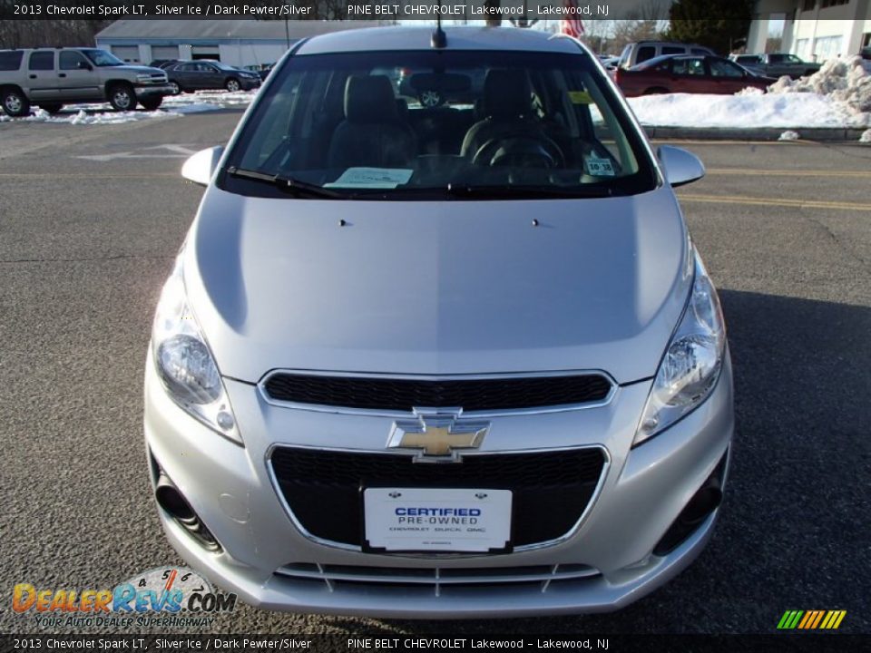 2013 Chevrolet Spark LT Silver Ice / Dark Pewter/Silver Photo #2