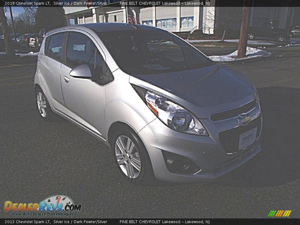 2013 Chevrolet Spark LT Silver Ice / Dark Pewter/Silver Photo #3