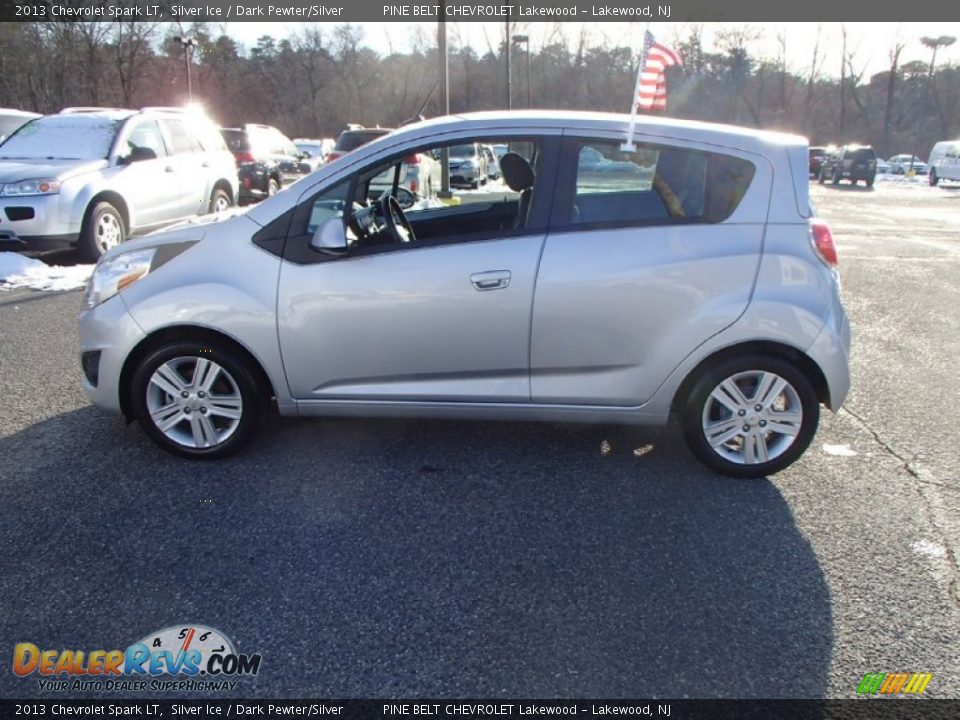 2013 Chevrolet Spark LT Silver Ice / Dark Pewter/Silver Photo #6