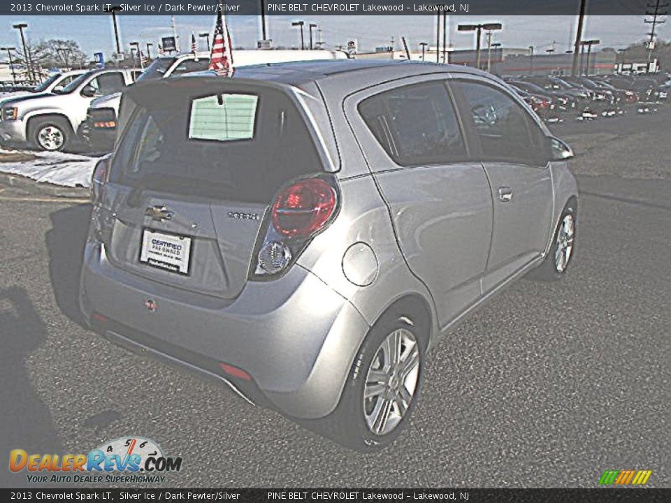 2013 Chevrolet Spark LT Silver Ice / Dark Pewter/Silver Photo #7