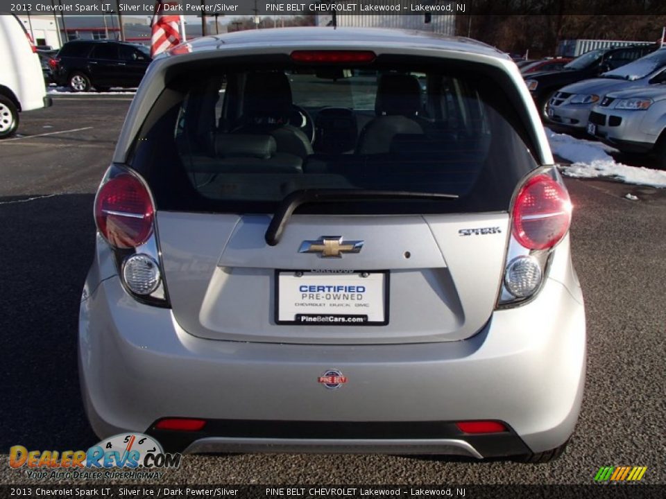 2013 Chevrolet Spark LT Silver Ice / Dark Pewter/Silver Photo #8