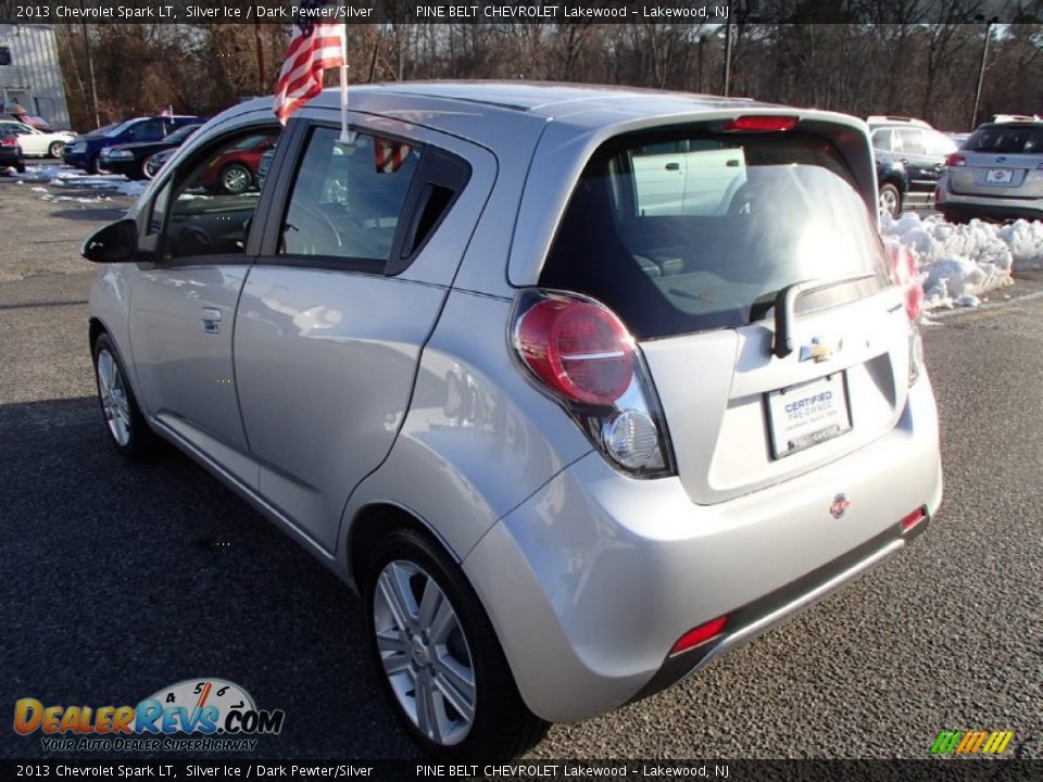 2013 Chevrolet Spark LT Silver Ice / Dark Pewter/Silver Photo #9
