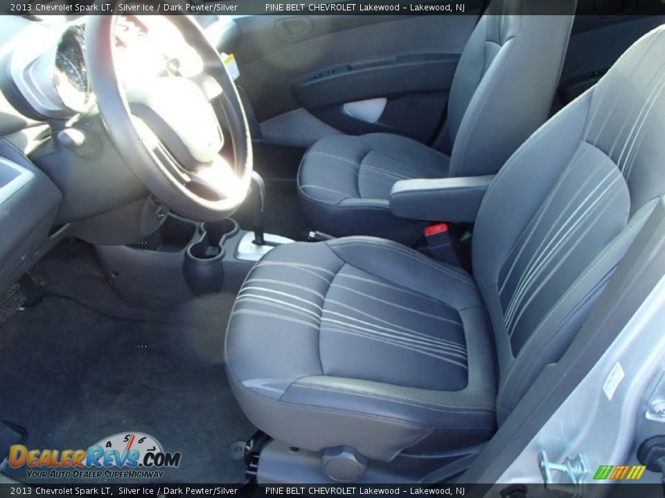 2013 Chevrolet Spark LT Silver Ice / Dark Pewter/Silver Photo #10