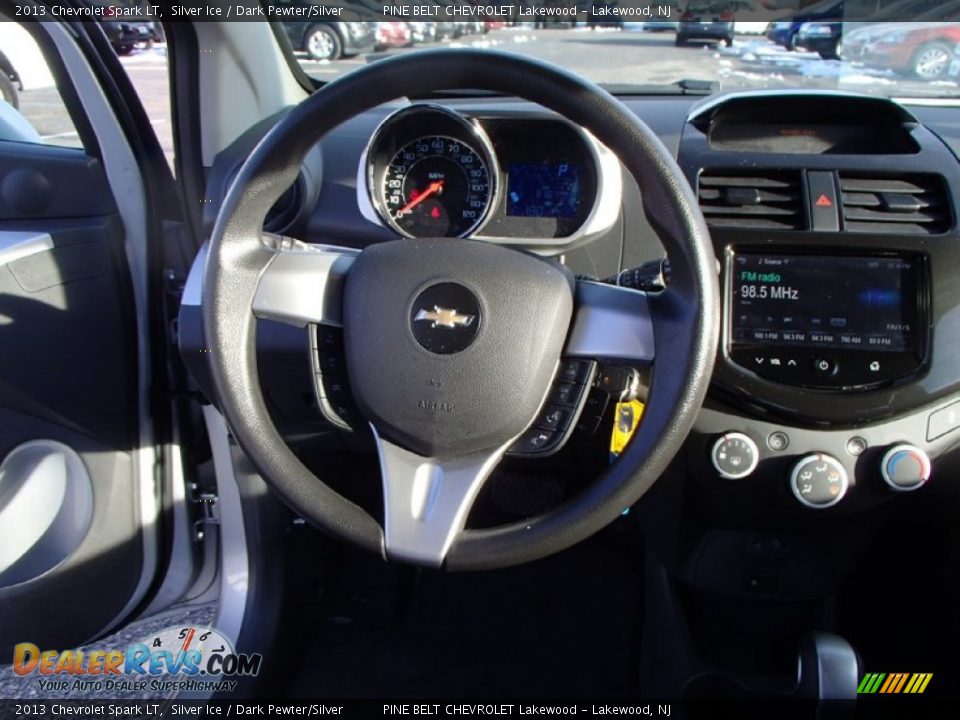 2013 Chevrolet Spark LT Silver Ice / Dark Pewter/Silver Photo #13