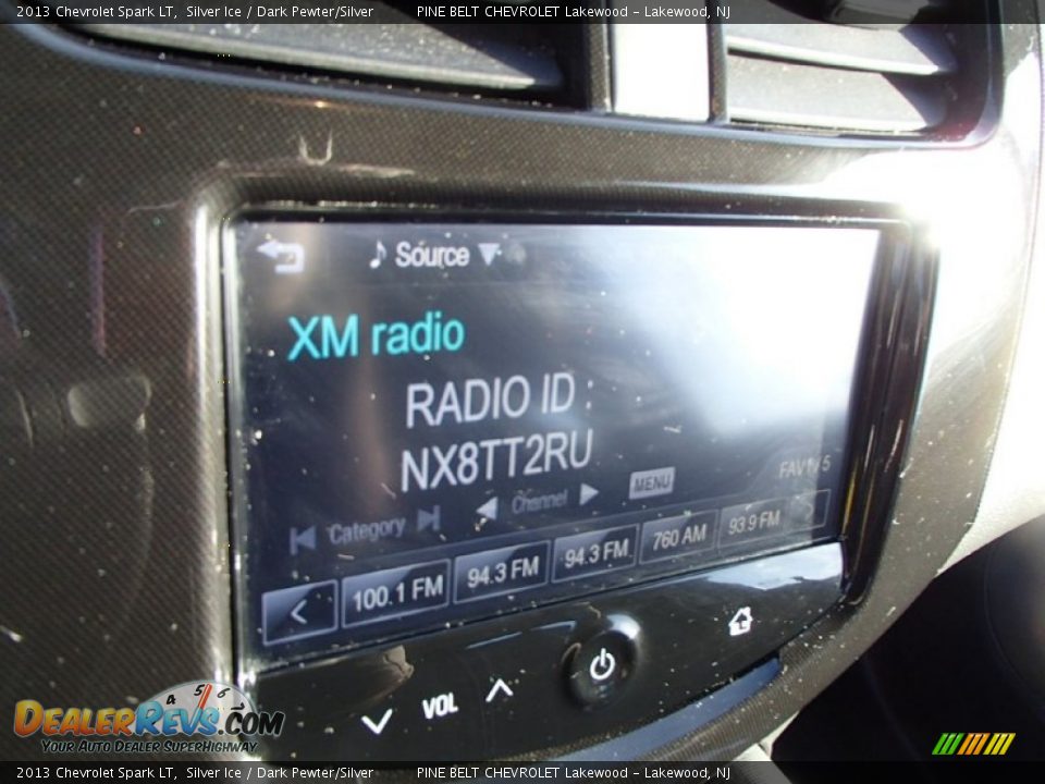 2013 Chevrolet Spark LT Silver Ice / Dark Pewter/Silver Photo #17