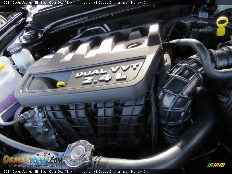 2014 Dodge Avenger SE Black Clear Coat / Black Photo #9