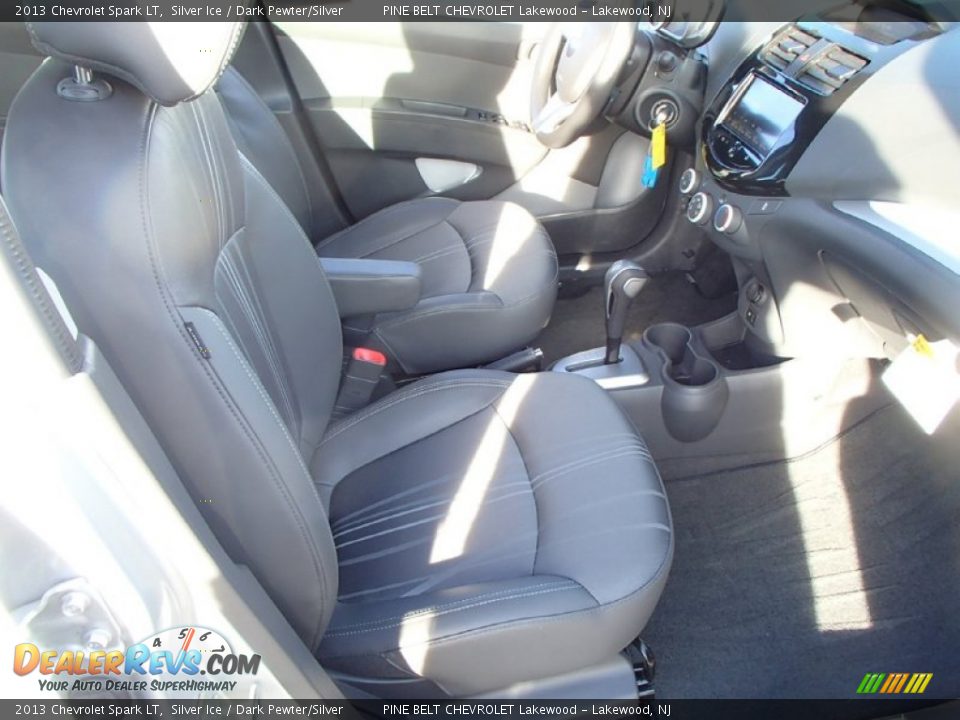 2013 Chevrolet Spark LT Silver Ice / Dark Pewter/Silver Photo #18