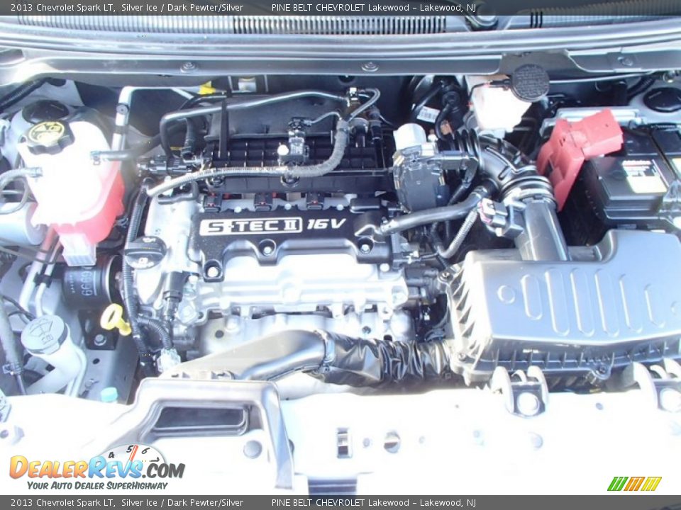 2013 Chevrolet Spark LT Silver Ice / Dark Pewter/Silver Photo #20