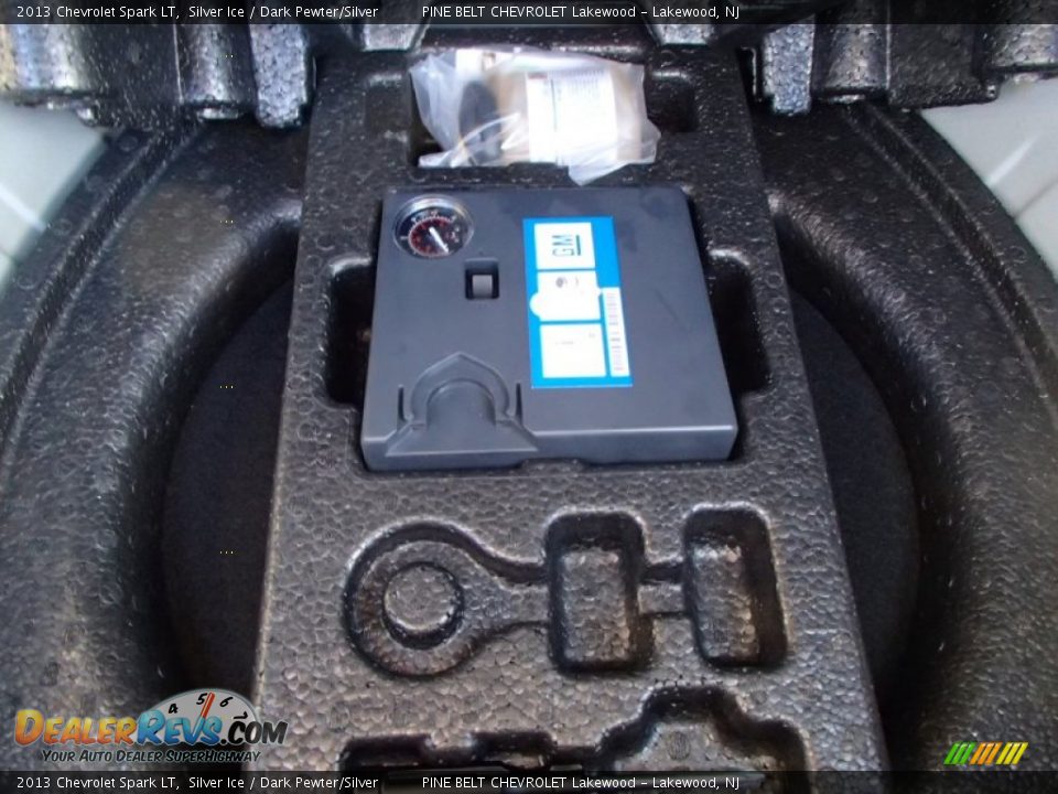2013 Chevrolet Spark LT Silver Ice / Dark Pewter/Silver Photo #22
