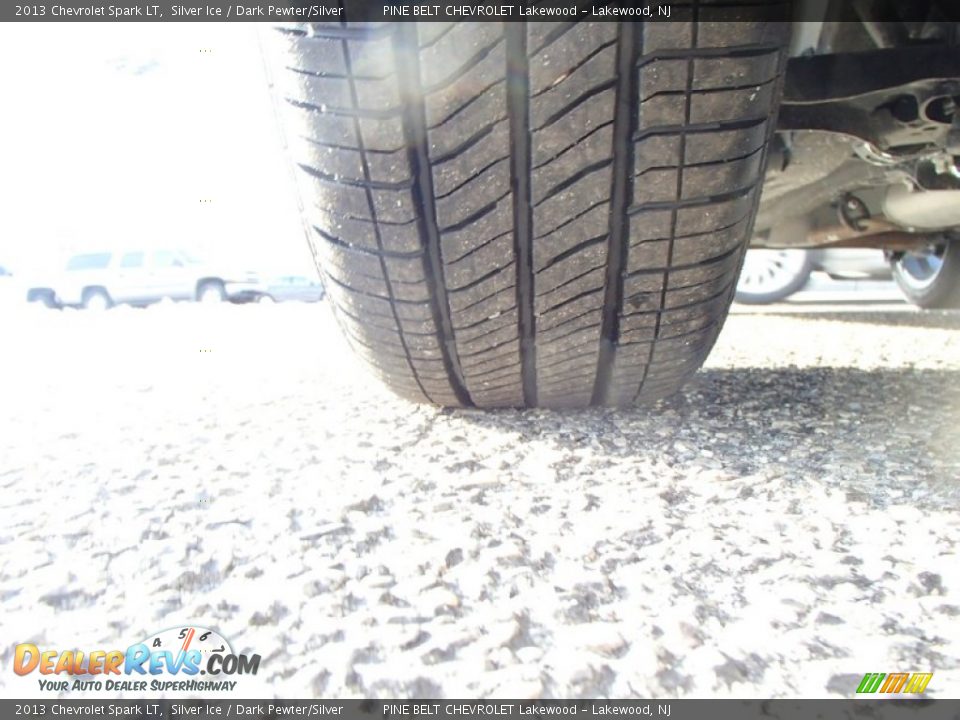 2013 Chevrolet Spark LT Silver Ice / Dark Pewter/Silver Photo #25