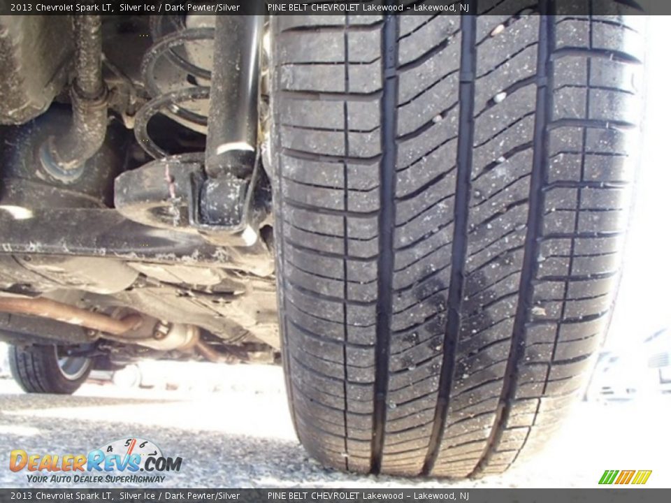 2013 Chevrolet Spark LT Silver Ice / Dark Pewter/Silver Photo #26