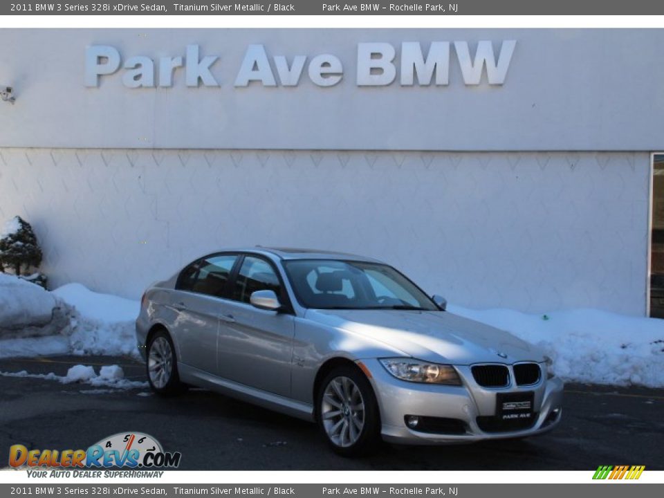 2011 BMW 3 Series 328i xDrive Sedan Titanium Silver Metallic / Black Photo #1
