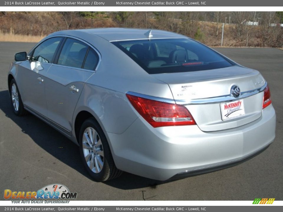 2014 Buick LaCrosse Leather Quicksilver Metallic / Ebony Photo #4
