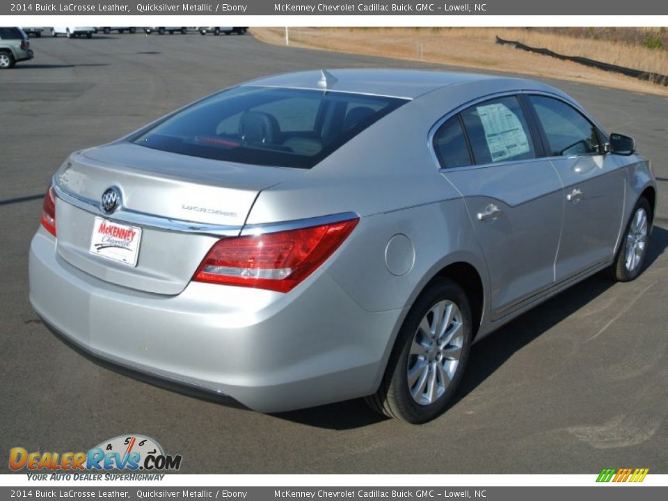 2014 Buick LaCrosse Leather Quicksilver Metallic / Ebony Photo #5