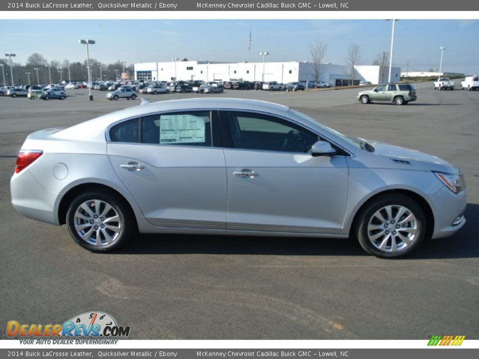 2014 Buick LaCrosse Leather Quicksilver Metallic / Ebony Photo #6