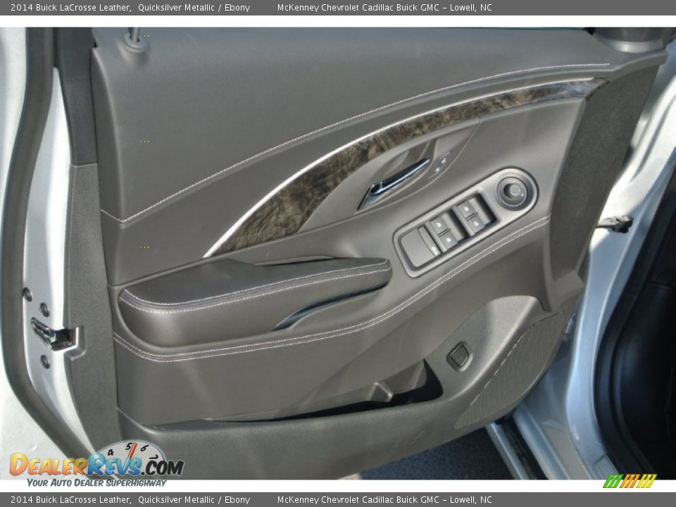 2014 Buick LaCrosse Leather Quicksilver Metallic / Ebony Photo #8