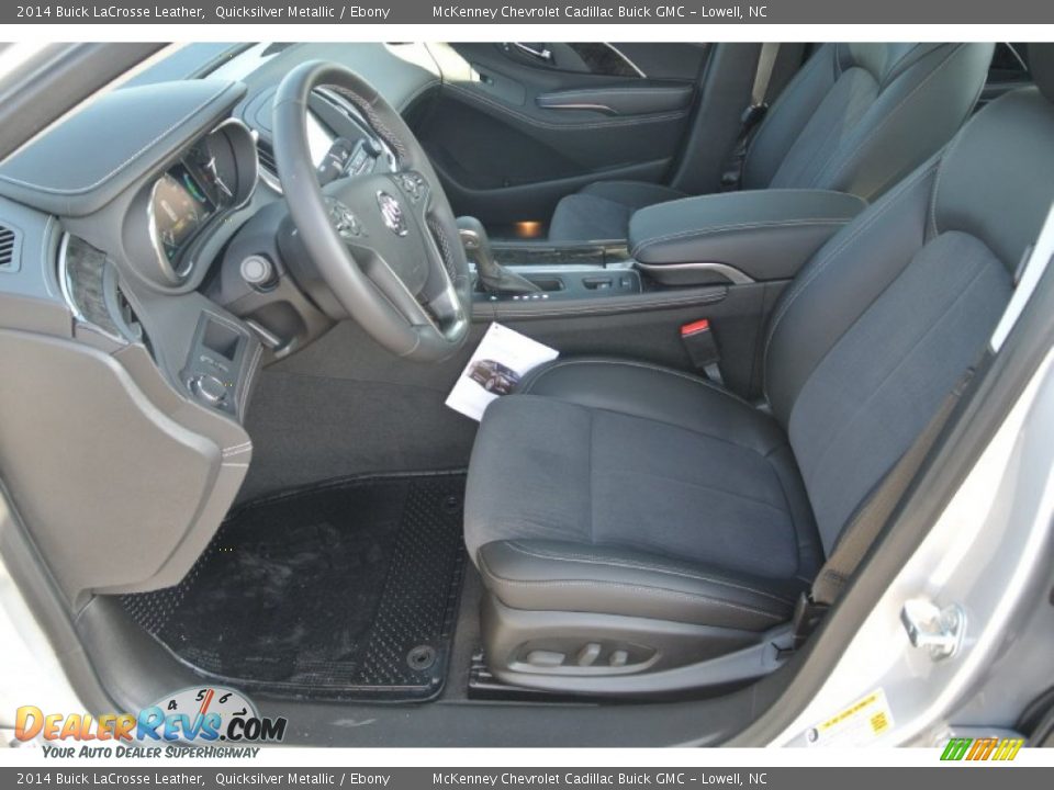 2014 Buick LaCrosse Leather Quicksilver Metallic / Ebony Photo #9