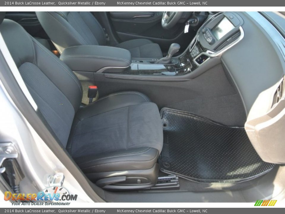 2014 Buick LaCrosse Leather Quicksilver Metallic / Ebony Photo #17