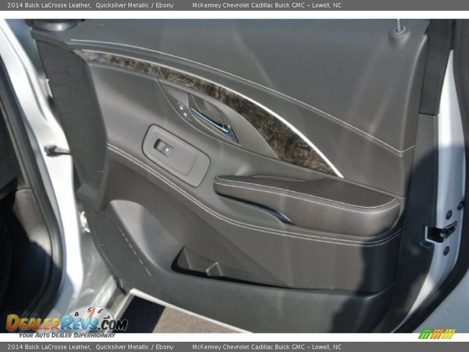 2014 Buick LaCrosse Leather Quicksilver Metallic / Ebony Photo #18