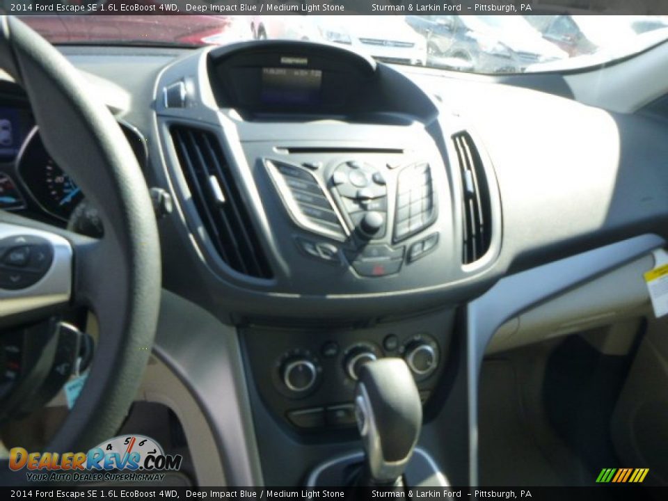 2014 Ford Escape SE 1.6L EcoBoost 4WD Deep Impact Blue / Medium Light Stone Photo #13