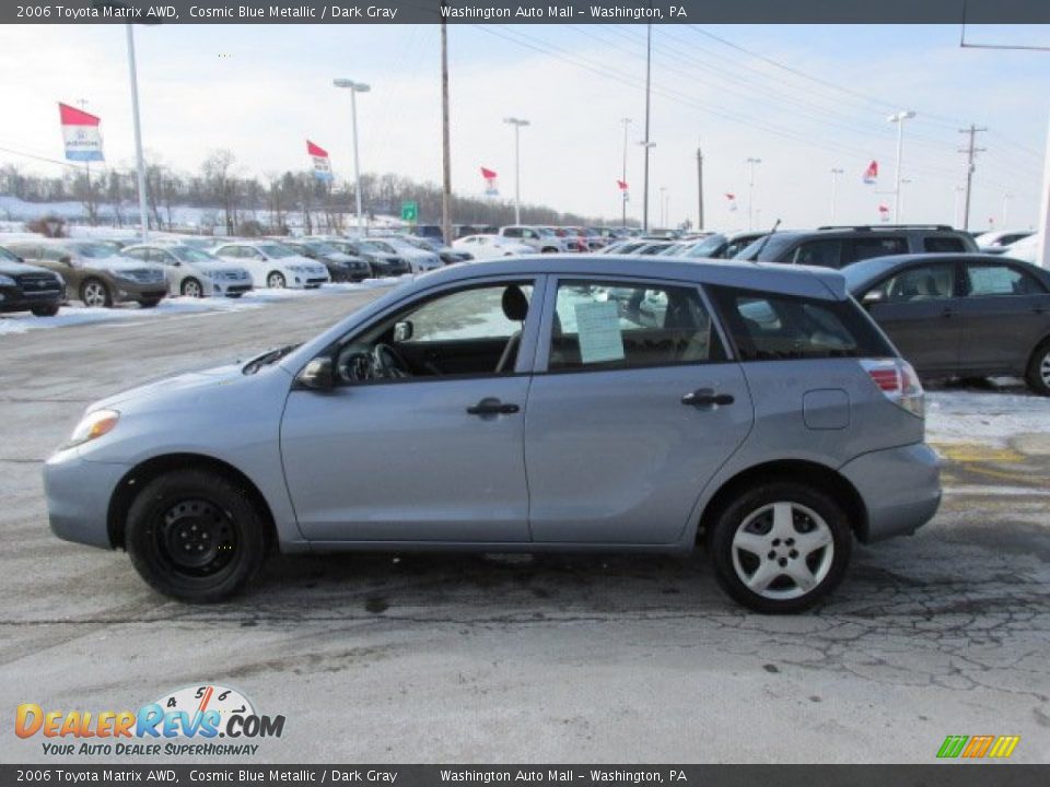 2006 Toyota Matrix AWD Cosmic Blue Metallic / Dark Gray Photo #5