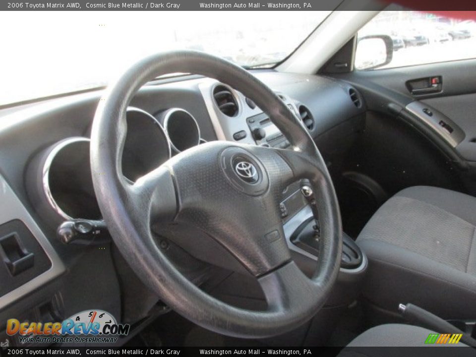2006 Toyota Matrix AWD Cosmic Blue Metallic / Dark Gray Photo #9