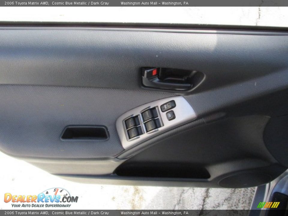 2006 Toyota Matrix AWD Cosmic Blue Metallic / Dark Gray Photo #10