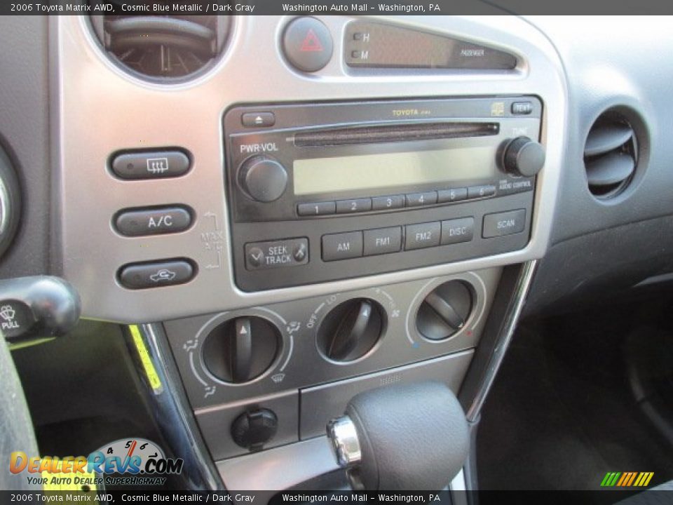 2006 Toyota Matrix AWD Cosmic Blue Metallic / Dark Gray Photo #13