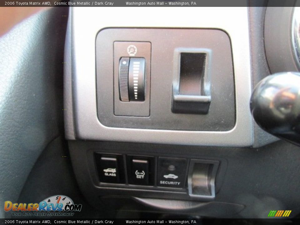 2006 Toyota Matrix AWD Cosmic Blue Metallic / Dark Gray Photo #14
