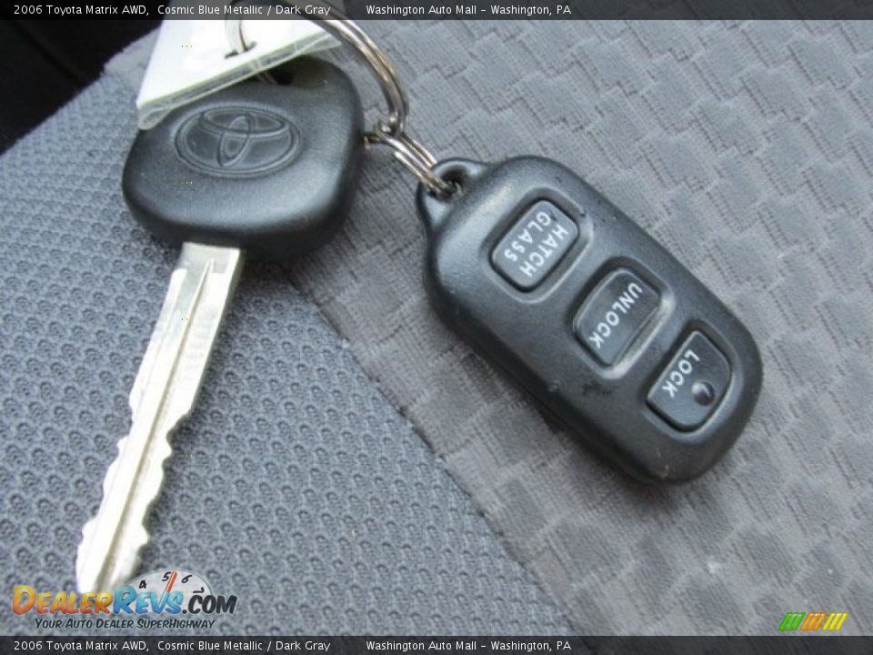 2006 Toyota Matrix AWD Cosmic Blue Metallic / Dark Gray Photo #17