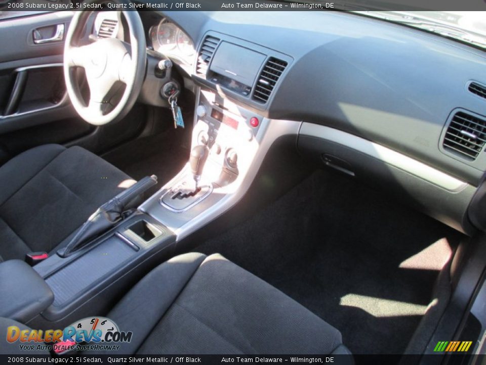 2008 Subaru Legacy 2.5i Sedan Quartz Silver Metallic / Off Black Photo #16