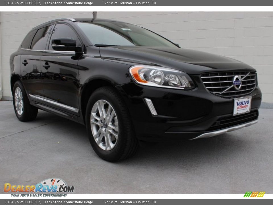 2014 Volvo XC60 3.2 Black Stone / Sandstone Beige Photo #1