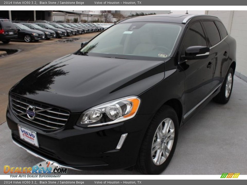 2014 Volvo XC60 3.2 Black Stone / Sandstone Beige Photo #3
