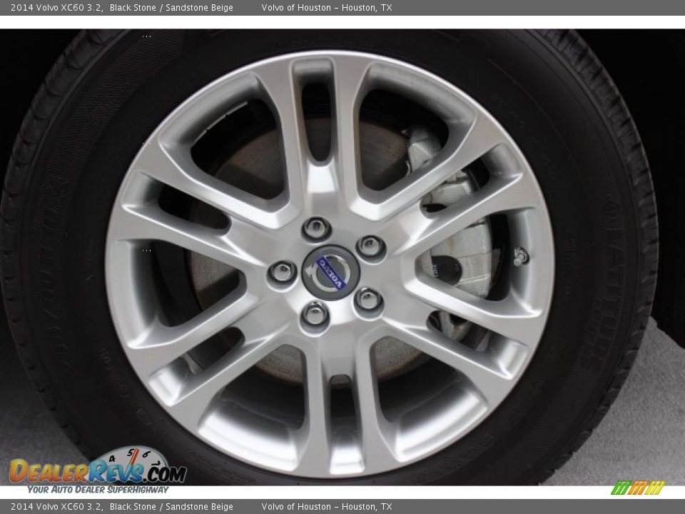 2014 Volvo XC60 3.2 Black Stone / Sandstone Beige Photo #9