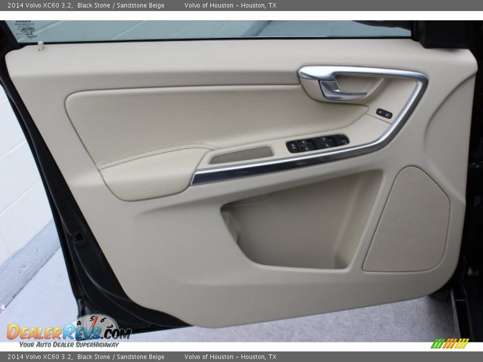 2014 Volvo XC60 3.2 Black Stone / Sandstone Beige Photo #10